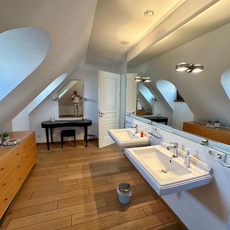 Luxus Suite Mit Einmaligem Blick Auf Die Frauenkirche Dresda Esterno foto